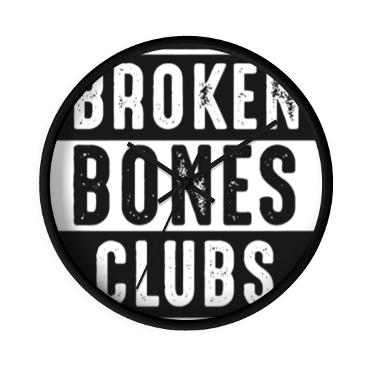 Discover Vintage 1970's Broken Bone Club - Broken Bones - Wall Clocks