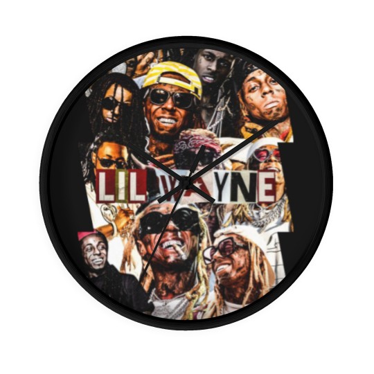 Discover Lil Wayne Wall Clocks, Vintage Lil Wayne graphic Wall Clocks, Lil Wayne Wall Clocks