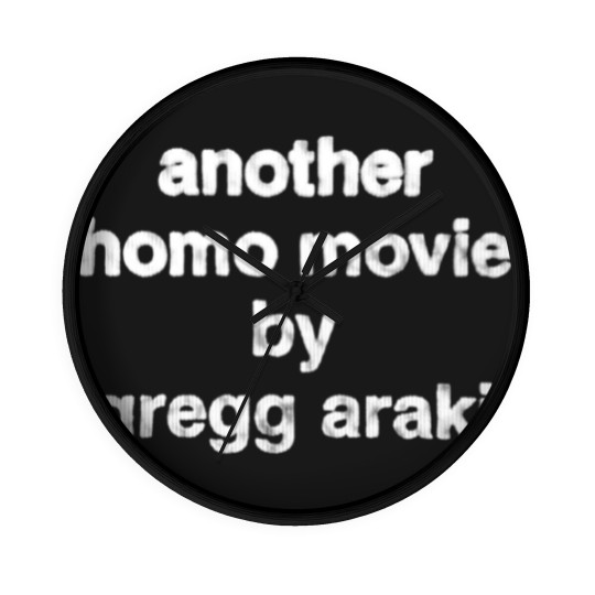 Discover Another Homo Movie by Gregg Araki  | Active Wall Clocks