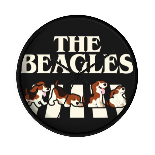 Discover The Beagles Funny Gag - Funny Beagles - Wall Clocks