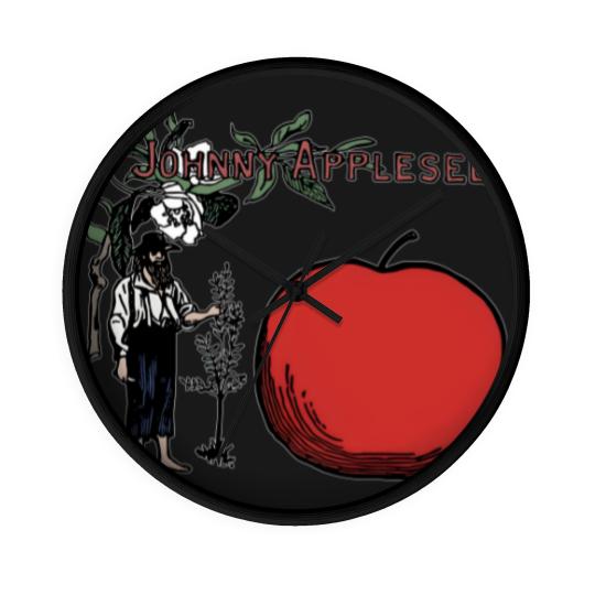Discover Johnny Appleseed Colour Wall Clocks