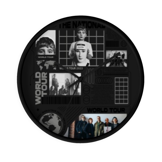 Discover The National Music Wall Clocks, World Tour 2023 Wall Clocks, The National Concert Wall Clocks
