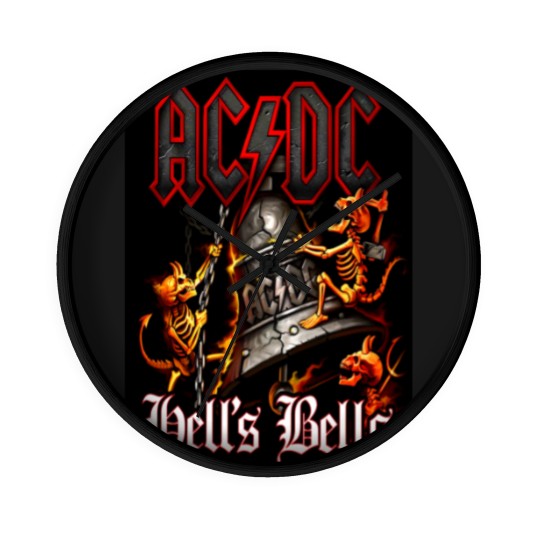 Discover ACDCBand Back in Black  Wall Clocks