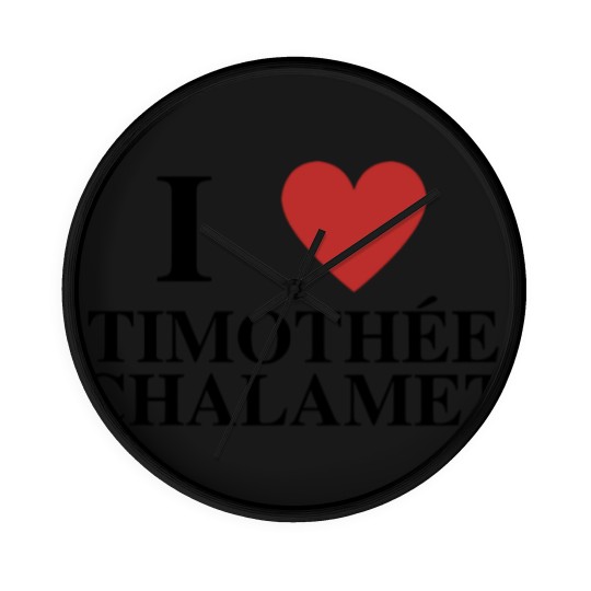Discover Timothee Chalamet March, I love Timothee Wall Clocks