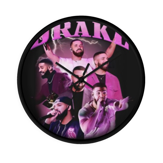 Discover Limited Rapper DRAKE Wall Clocks, DRIZZY Champagne PAPI Wall Clocks