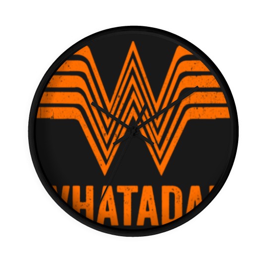 Discover Whatadad Funny Whataburger Lover Texas Gift | Active Wall Clocks