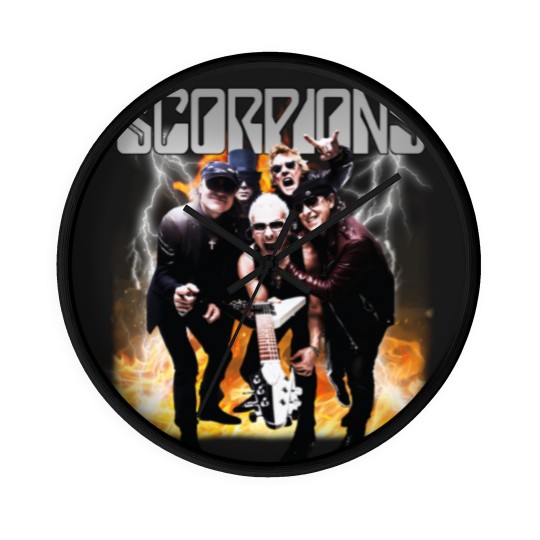 Discover Scorpions Rock Believer World Tour 2023  Wall Clocks