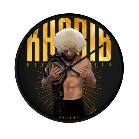 Discover Khabib Nurmagomedov - Khabib Nurmagomedov Mixed Martial Art - Wall Clocks