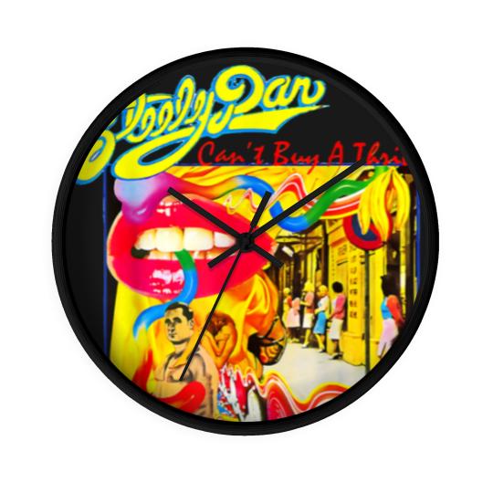Discover Retro Steely Distressed Arts Dan Rock Music For Fan Wall Clocks