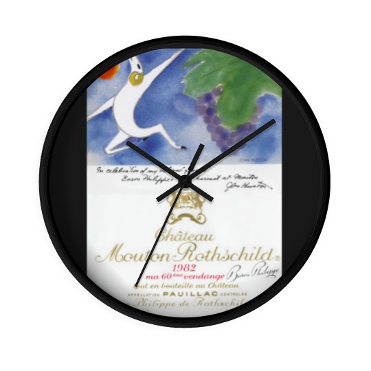 Discover Château Mouton Rothschild Classic Wall Clocks Wall Clocks
