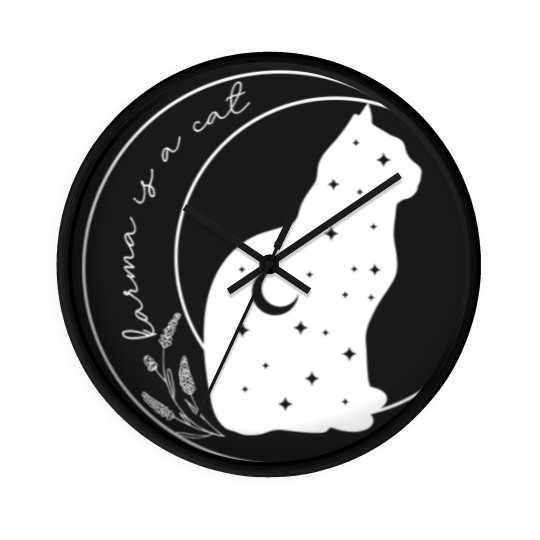 Discover Karma is a Cat Wall Clocks