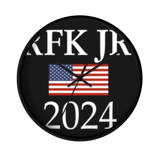 Discover Kennedy 2024 Wall Clocks, Robert F Kennedy Jr. for President Wall Clocks