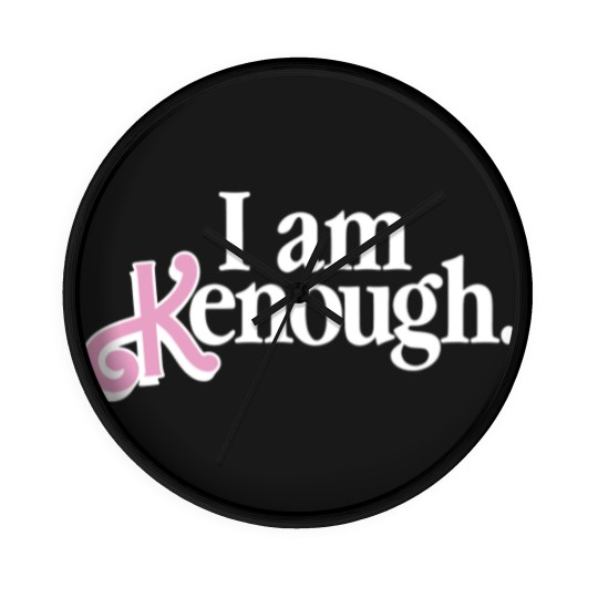 Discover I Am Kenough Wall Clocks Barbie Movie Wall Clocks