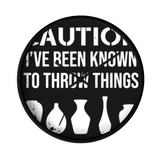 Discover Pottery Clay Ceramic Artist Ceramics Vintage Funny Pottery Wall Clocks