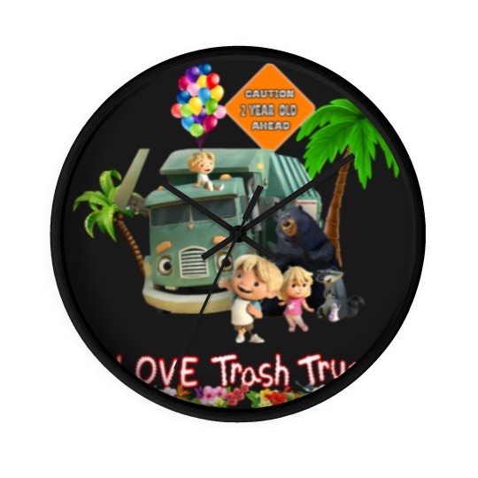 Discover Trash Truck Netflix, Trash Truck, Garbage Truck Kids, I Love Garbage Trucks, Hank And Trash Truck, (1) Wall Clocks
