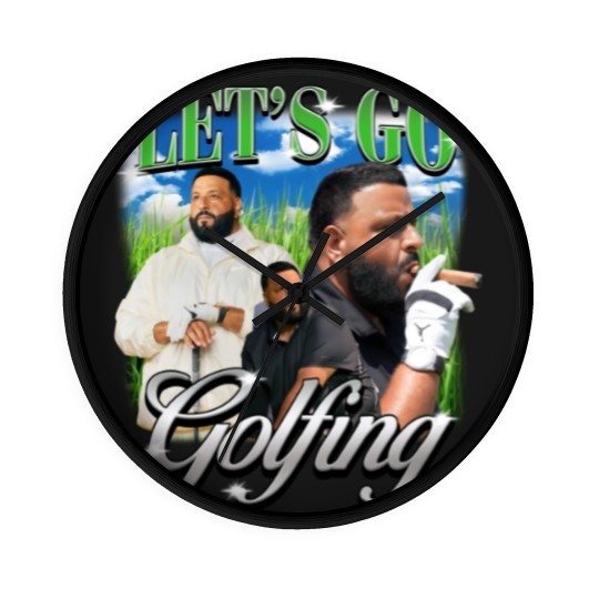 Discover Lets Go Golfing Dj Khaled Wall Clocks, God Did Wall Clocks, DJ Khaled Fan Gift
