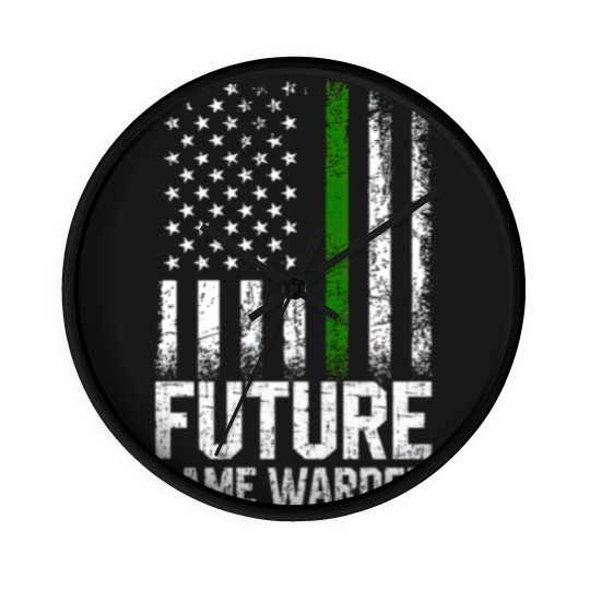 Discover Future Game Warden, game warden Wall Clocks