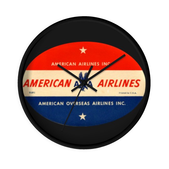 Discover American airlines Wall Clocks