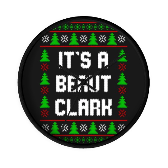 Discover Christmas Wall Clocks It's A Beaut Clark Wall Clocks Clark Griswold Christmas Vacation Inspired Wall Clocks Funny - Christmas Its A Beaut Clark - Wall Clocks