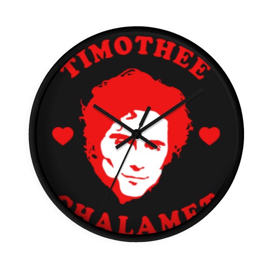 Discover Timothee Chalamet Wall Clocks, Timothee Chalamet Lover Wall Clocks, I Love Timothee Chalamet