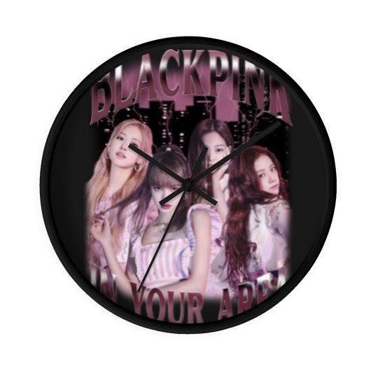 Discover Blackpink Kpop Wall Clocks, Blackpink 90s Retro Bootleg Wall Clocks