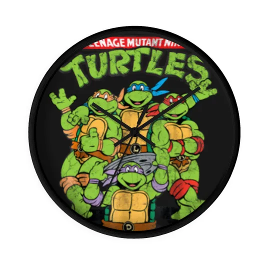 Discover Retro Teenage Mutant Ninja Turtles Wall Clocks, Funny Turtle Wall Clocks