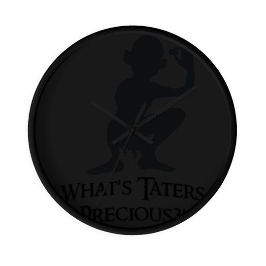 Discover What's Taters Precious! Wall Clocks