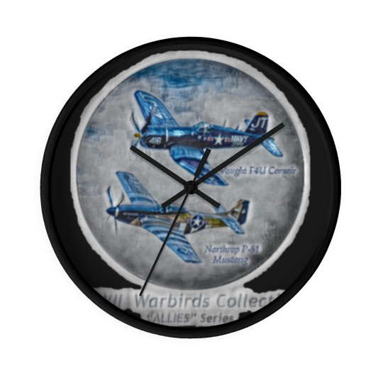 Discover F4U CORSAIR and P51 MUSTANG Wall Clocks