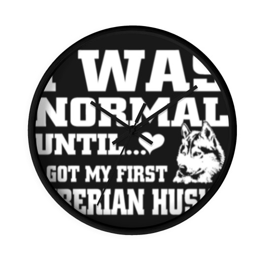 Discover Siberian Husky Wall Clocks