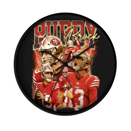 Discover Brock Purdy San Francisco Football Wall Clocks, Football Wall Clocks Christmas Gift