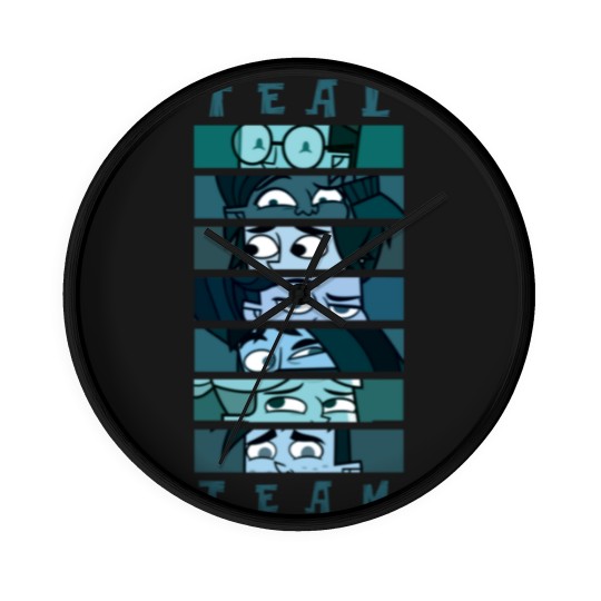 Discover Adventure Camp - Teal Team Wall Clocks