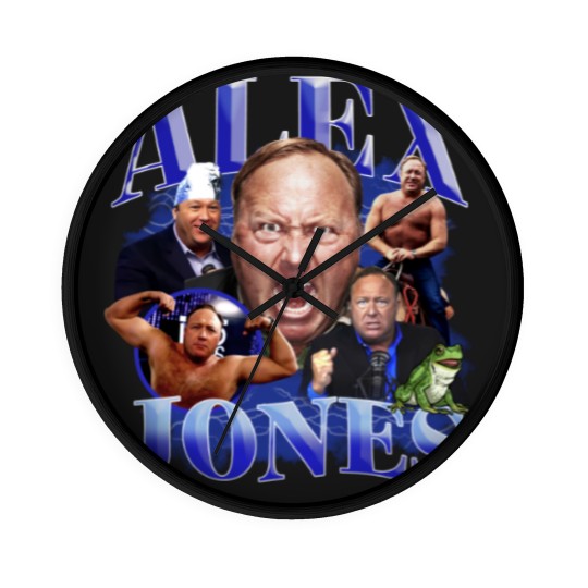 Discover ALEX JONES Wall Clocks - InfoWars, Gay Frogs, meme. funny  Wall Clocks