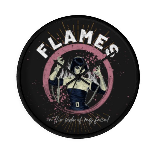 Discover Flames on the side of my face - Clue - Wall Clocks