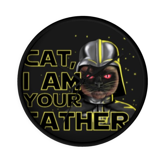 Discover Darth Cat Wall Clocks
