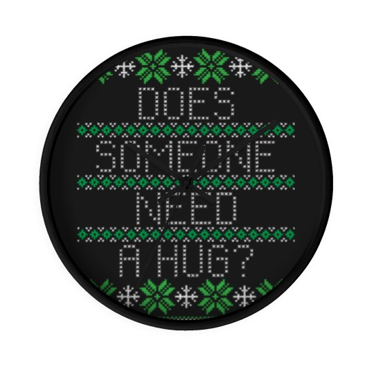 Discover Elf Quote Hug Sweater Wall Clocks