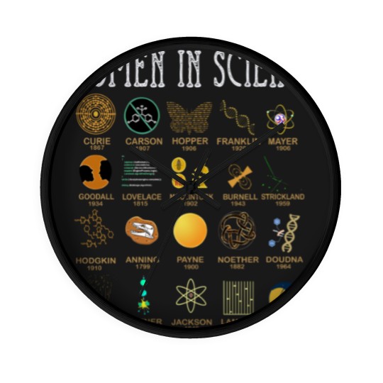 Discover WOMEN IN SCIENCE Love Science Wall Clocks Wall Clocks