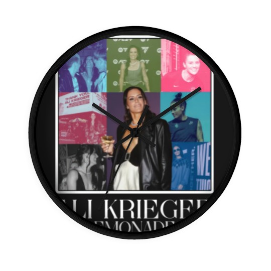 Discover Ali Krieger The Lemonade Era US Women Nation Team USWNT Soccer Wall Clocks