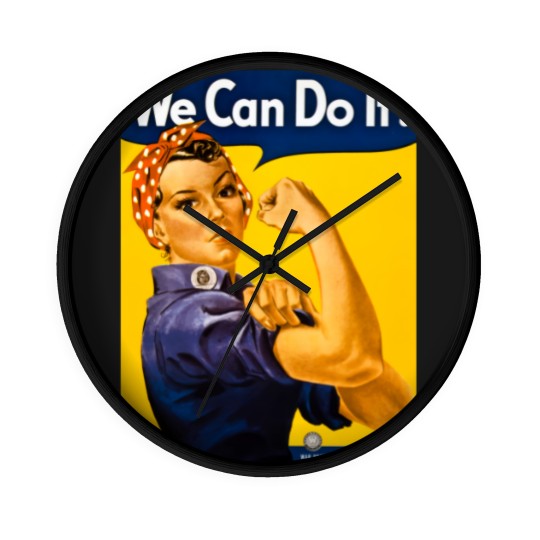 Discover We Can Do It! Rosie the Riveter Vintage WW2 Wall Clocks