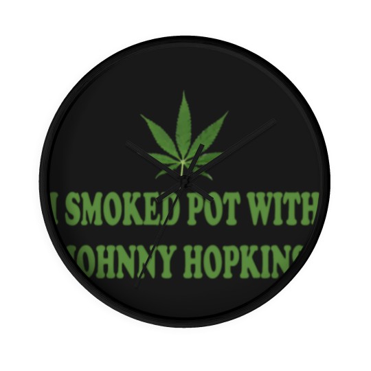 Discover I Smoked Pot With Johnny Hopkins - Step Brothers Wall Clocks