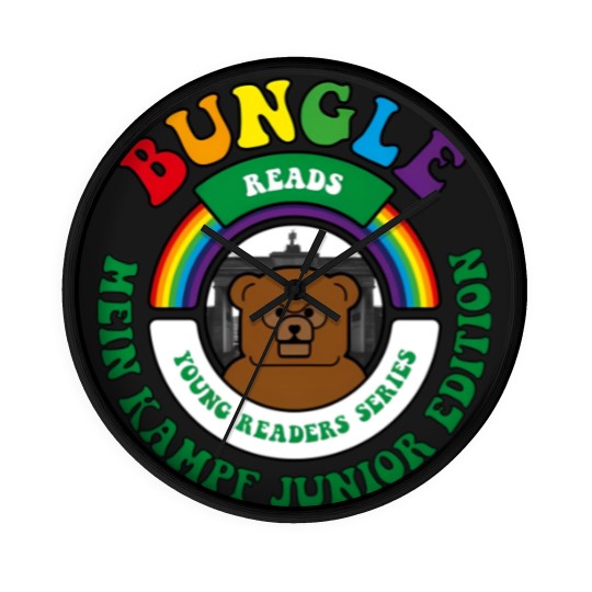 Discover Bungle reads… Mein Kampf Junior Edition - Parody Design - Wall Clocks