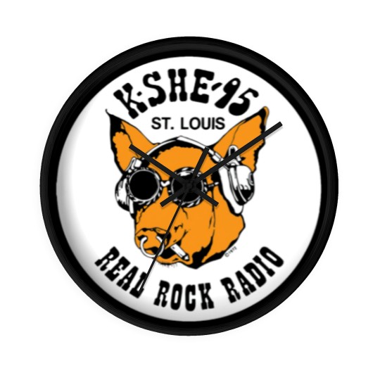 Discover KSHE 95 real rock radio station St. Louis area Baby Blankets Wall Clocks