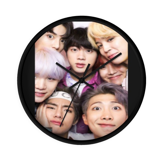 Discover bts  Premium Wall Clocks