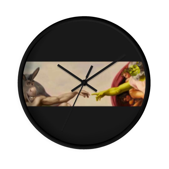 Discover Shrek hands of God Classic Wall Clocks, Love Shrek Wall Clocks