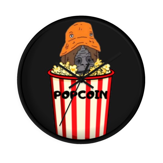 Discover Sassy Popcoin Bucket Active Wall Clocks