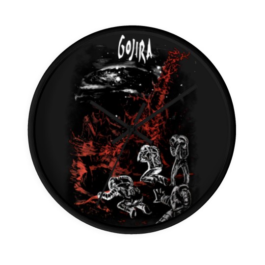 Discover Gojira Wall Clocks Vintage Metal Music Wall Clocks Wall Clocks Clothing Wall Clocks Metal Tees