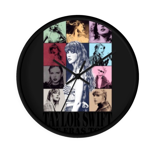 Discover Taylor Swiftian Merch Wall Clocks, Back and Front Wall Clocks
