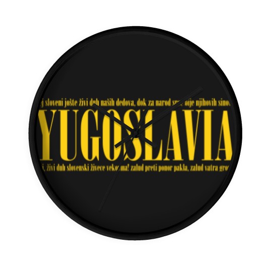 Discover Jugoslavija Himna - Jugoslavija - Wall Clocks