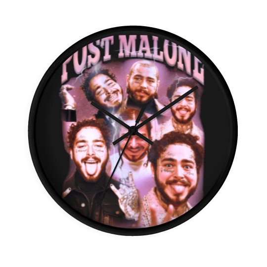 Discover Post Malone Wall Clocks, Post Malone Wall Clocks, Post Malone Printed Graphic Wall Clocks, Posty Fan Wall Clocks
