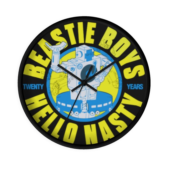 Discover Beastie Boys unisex: Hello Nasty 20 Years Wall Clocks
