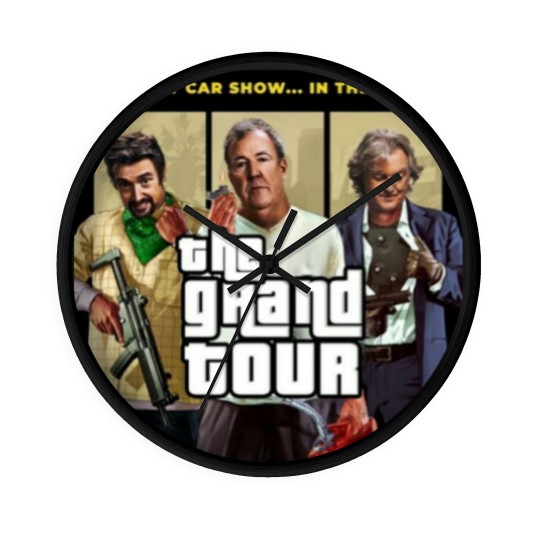 Discover The Grand Tour Merchandise | Active Wall Clocks